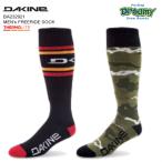 DAKINE ダカイン MEN'S FREERIDE SOCK  BA232921 THERMOLITE 着圧ソックス ロゴ S/M M/L BLK CMF ウインタースポーツ スノーボード 20-21WINTER 正規品