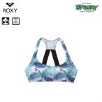 ROXY ROXY FITNESS REG SPORTS BRA 水陸両用 UVカット ミディアムサポート ブラトップ ロゴ入り ストラップ 塩素対応 FITNESS 2019 Springモデル 正規品