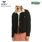 ROXY ロキシー GOOD FORTUNE GRJJK03107 ジャケット コーデュロイ ボア襟 オーバーシルエット ロゴレザーパッチ レディース KVJ0 2020秋冬モデル 正規品