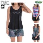 ROXY ロキシー WATERFALL RSW214537 水着 フレアタイプタンクトップ キュロットタイプ インナー付きボトム ロゴ フィットネス 2021秋冬..