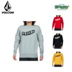 VOLCOM　ボルコム　PISTOL CREW　A46318JA　コットンクルー フリース　プルオーバー　Japan Fit　ロゴ　トレーナー　メンズ　FALL/WINT..