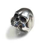 【drive シルバーアクセサリー】 ドライヴ dr-017 フリッグスカルリング　内側隠しスカルインサートカスタム