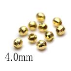 Yahoo! Yahoo!ショッピング(ヤフー ショッピング)svp-30/直径4.0mmk18イエローゴールドミラーカットビーズ単品バラ売り1個売り中空パーツジュエリーハンドメイド金バラ売り
