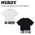 ノルディ 半袖Tシャツ NERDY メンズ レディース Layered short sleeved T-shirt レイヤード 半袖 Tシャツ 全2色 PNEU23KG4600/4601 ウェア