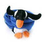 沖縄・離島配送不可 代引不可 べアハンズ バディマフラー ペンギン マスコット付マフラー フリースマフラー Penguin ぺんぎん ぬいぐるみ付