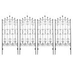 北海道・沖縄・離島配送不可 代引不可 アイアンローズフェンス150 ロータイプ 4枚 住まいスタイル IFROSE-150-4P