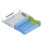  прозрачный ......B синий ящик для инструментов кейс для хранения регулировка целый . школа новый . период a- Tec 74897