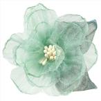 コサージュ レースフラワー グリーン レース生地 入学式 卒業式 結婚式  アーテック 118866