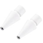  оплата при получении не возможно Apple Pencil no. 2 поколение no. 1. замена замена авторучка .2 штук толщина примерно 1.8mm металлический продолжительный срок службы Apple авторучка порог двери iPad для авторучка . белый Elecom P-TIPAP03