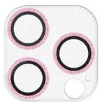 代引不可 iPhone 15 Pro / 15 Pro Max カメラフィルム ガラス グリッター仕様 高透明 強化ガラス ピンクゴールド エレコム