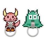 スマホリング スマートフォンリング ポンコツクエスト マルチリング バンカーリング 落下防止