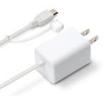IQOS用AC充電器 2.0A出力 microUSBコネクタ 1.5m ホワイト PGA PG-IQAC20A4WH