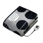 電気毛布 Premium Boa モダンサークル プレミアムボア 約190cm×140cm 抗菌