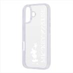 iPhone 17  ディズニー / 耐衝撃 ハイブリッドケース Charaful / ミッキーマウス _シルエット_W