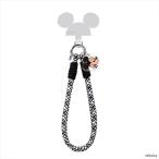 ストラップホルダー付 ハンドストラップ ミッキーマウス ディズニーキャラクター ストラップ