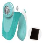 ショッピング毛玉取り 毛玉取り器 毛玉クリーナー 電池式 乾電池式 衣類を着たまま毛玉カット 毛玉とるとる ポーチ付き アクアブルー マクセルイズミ KC-NB19-A-EA