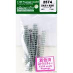 Nゲージ 着色済み 鉄路柵(コンクリート・緑) 鉄道模型 ジオラマ ストラクチャー 建物 建造物