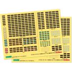 Nゲージ JR 113/115系用ステッカーNo.2(西日本エリア(2)) 鉄道模型 ジオラマ 車両パーツ デカール