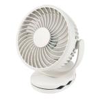 USB充電 マグネットクリップファン ホワイト 扇風機 5Way 卓上 マグネット クリップ 壁掛け 吊下