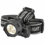 3 точечная LED передняя фара 20Lm одиночный 4 форма ×3шт.@ использование водонепроницаемой спецификации IPX4 продолжение использование 40 час OHM LC-H3LED-K
