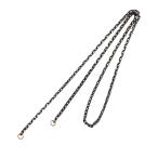 ショッピングking  TADY&KING イブシチェーンSV K18丸カン 太角or太丸 66cm