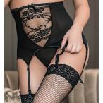 ガーターベルト 大きいサイズM-5XL ガーター パンティ セット 黒 ランジェリー 下着 インポート 海外 高品質 シンプル