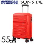 サムソナイト アメリカンツーリスター サンサイド 55cm サンセットレッド Sunside 38L 『送料無料』※北海道・沖縄・離島を除く