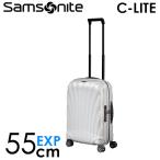 サムソナイト スーツケース シーライト 55cm 36-42L オフホワイト コスモライト C-LITE スピナー 機内持ち込み 軽量 134679