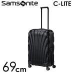 ショッピングサムソナイト 『ポイント10倍』 サムソナイト C-LITE シーライト スピナー 69cm コスモライト ブラック Samsonite C-lite Spinner 122860-1041 スーツケース 軽量