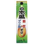 ショッピングプリン 日本盛 糖質ゼロプリン体ゼロ 日本酒 3Lパック １ケース（4本入）