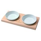 ペット用食器 kanbatsu TWOMEAL double dish トゥーミール　ダブルディッシュ　シンプルなデザイン カンバツ