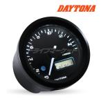 デイトナ 44199 ヴェローナ 電気式タコメーター Φ48 ブラックボディ 3色LED 15000rpm表示 バイク用タコメーター VELONA DAYTONA