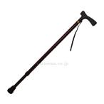 (W0332)アルミ製軽量ステッキ伸縮ひも付/MK65-1(cm-260878)[販売単位:1]