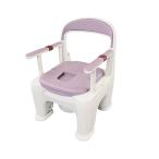  Panasonic eiji свободный 7-2177-02 портативный туалет raffine ( сиденье приятный ) длина дыра пластик сиденье для унитаза ( передний и задний (до и после) наклонение с ножками ) Misty лиловый [ шт ](as1-7-2177-02)