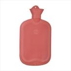 カラー湯たんぽ（レッド） 2000CC 1個 サンガー社 01-5305-01 ゆたんぽ 安眠グッズ 冷え性 キャンプ 足 肩こり お腹 冬 季節外商品 あったかグッズ 温活 寒さ対