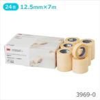 【国内正規品】3M ジェントルフィックス さくっと楽に切れるテープ 3969-0 12.5mm×7m 24巻入 サージカルテープ 医療用テープ 日本製 肌に優しい 不織布 ラテッ