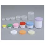 軟膏容器プラ壷Ａ−３号（未滅菌） 22CC(100コイリ) プラツボA-3ゴウ(ミメッキン) キャップ：白(08-2975-03-02)【1箱単位】