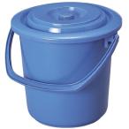 ポリペール(蓋付)13.5L YP-13(310X305MM) ポリペール(フタツキ)13.5L ブルー(10-3315-04-01)【1個単位】