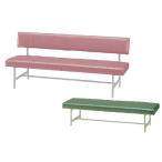 長イス(背付) TEPM-15A(150X54X76) ナガイス(セツキ) イエロー(23-7933-01-06)【1台単位】