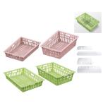 ＫＭバスケットコンテナ（６４−１６） KMバスケットコンテナ64-16 MCN006 イエローグリーン(24-3398-01-01)【1個単位】