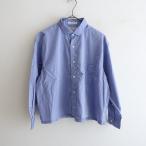 ショッピングINDIVIDUALIZED インディビジュアライズドシャツ INDIVIDUALIZED SHIRTS *コットンワイドシャツ*15ブラウス綿ドロップショルダー0422【02D22】
