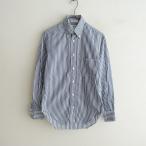 ショッピングINDIVIDUALIZED インディビジュアライズドシャツ INDIVIDUALIZED SHIRTS *コットンボタンダウンストライプシャツ*30綿(1-2309-176)【72I32】