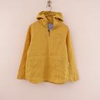 //快晴堂 *リネンシャンブレープルオーバーフードシャツ*トップス麻マスタードパーカー長袖ロングスリーブ(1-2312-432)【60A42】