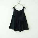  бледно-голубой Индия mizuiro-ind * хлопок flair майка * cut and sewn чёрный черный tops безрукавка (1-2406-289)[71G42]