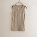 [ не использовался /2022] Home Span homspun * раз ..f рис безрукавка тянуть over *F cut and sewn майка (1-2406-366)[91G42]