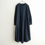 パラスパレス Pal’las Palace *ムラ糸ダンガリーワンピース*2デニム綿コットンインディゴネイビー(1-2509-266)【51J52】