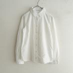 ショッピング白 ホワイト ミナペルホネン mina perhonen *shiro コットン薄手シャツ*36ブラウス長袖トップス白ホワイトシンプル(1-2509-275)【41J52】