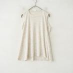 45a-rupi- M R45RPM * шерсть топ *0 безрукавка A линия вязаный тянуть over шерсть tops (1-2509-454)[91J52]