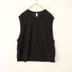 ショッピングprit プリット prit *リネンニットベスト*ノースリーブプルオーバー黒ブラック麻トップス薄手シンプル(1-2510-192)【11K52】