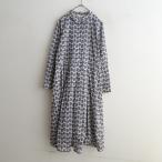 ショッピングリバティ 【美品/定価3.1万】クレスピ Crespi *BOTANICAL ESCAPEリバティワンピース*38コットン綿ドレスタナローン(1-2511-257)【90L52】